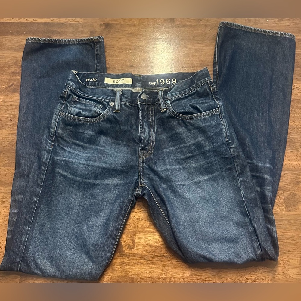 GAP 1969 Dark Blue Bootcut Jeans